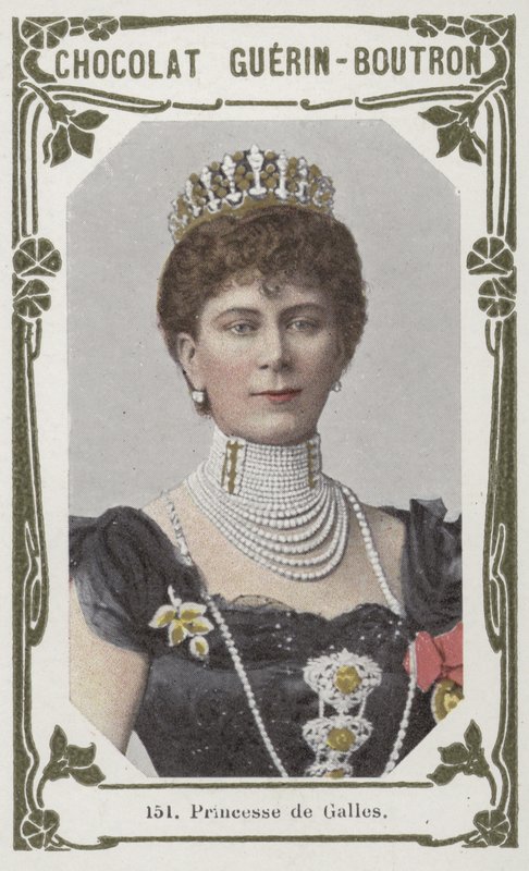 Prinsesse av Wales (farget bilde) av French School