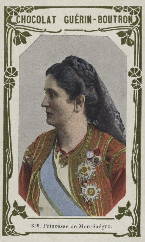 Prinsesse av Montenegro (farget bilde) av French School