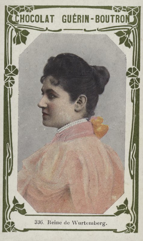 Reine de Wurtemberg (farget bilde) av French School