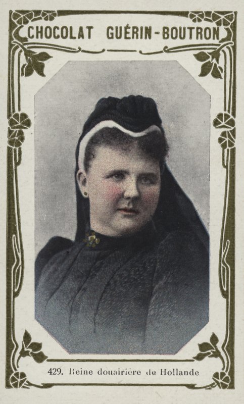 Reine douairiere de Hollande (farget bilde) av French School