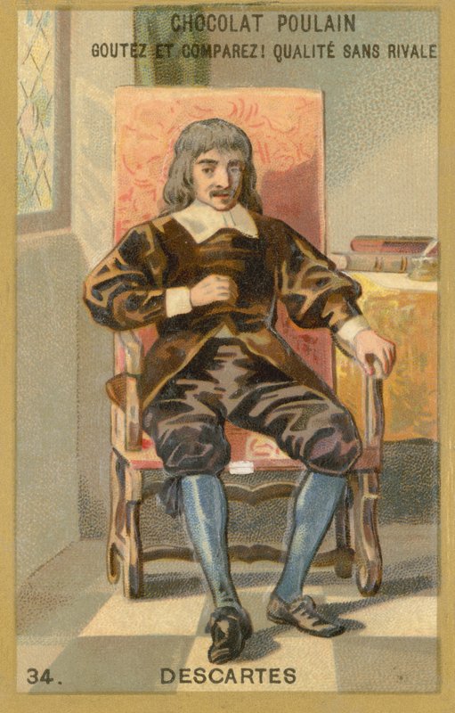 Rene Descartes , fransk filosof og matematiker av French School