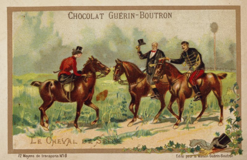 Ridehester (chromolitho) av French School