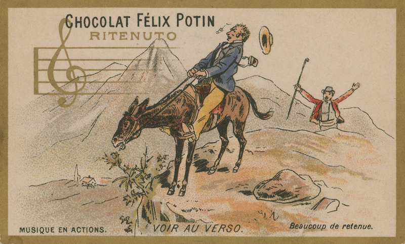 Ritenuto. Mye tilbakeholdenhet av French School