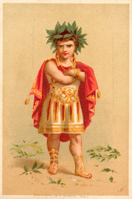 Roman (chromolitho) av French School