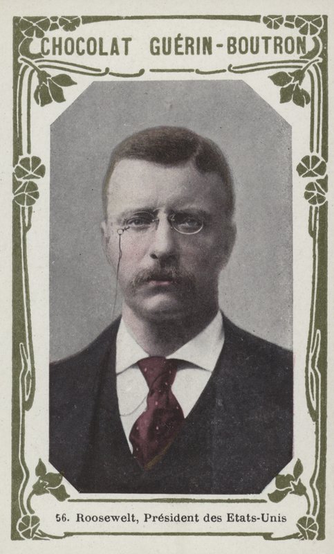 Roosevelt, USAs president (farget bilde) av French School