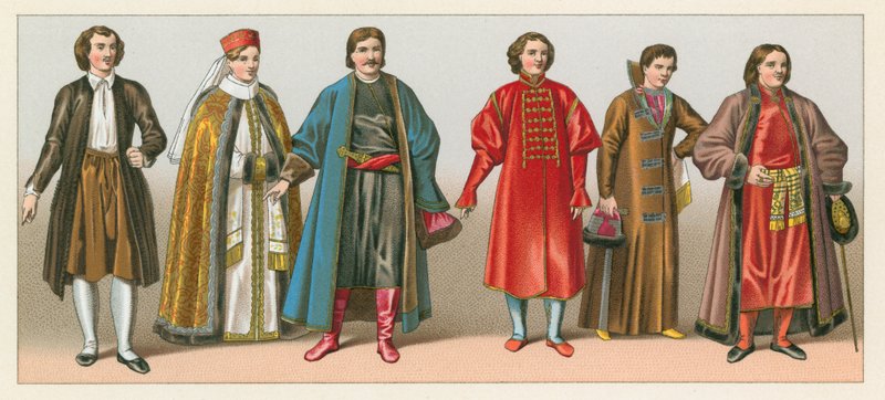 Russland kostyme av French School