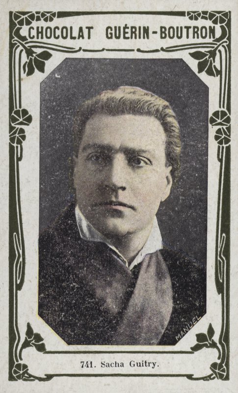 Sacha Guitry (farget bilde) av French School