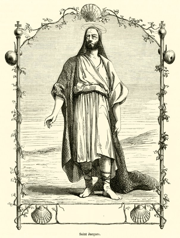 Saint Jacques (gravering) av French School