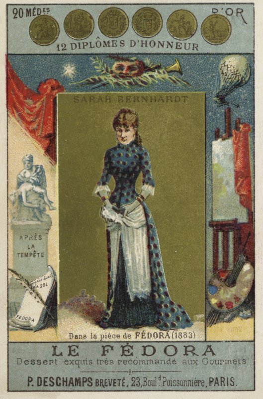 Sarah Bernhardt , fransk skuespillerinne av French School