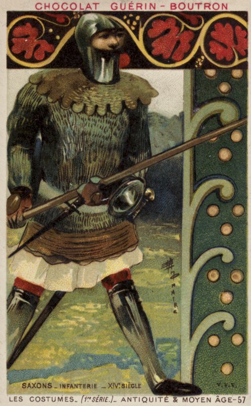 Saksisk infanterist, 1300-tallet av French School