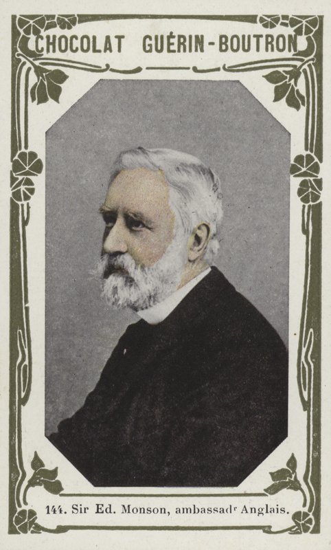 Sir Edmund Monson, engelsk ambassadør (farget bilde) av French School