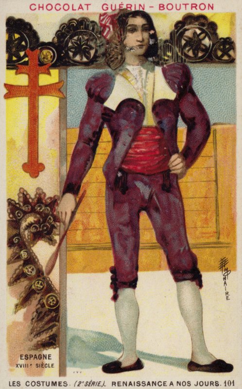 Spansk drakt, 1700-tallet av French School