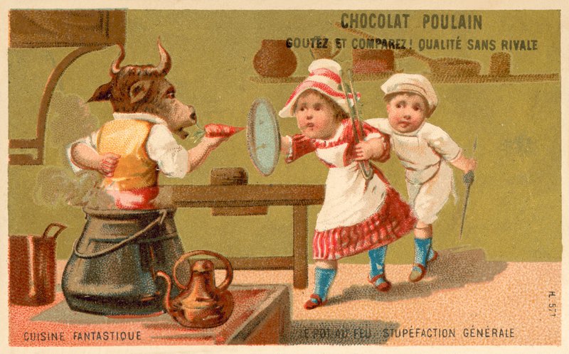 Stuing - generell forvirring (chromolitho) av French School