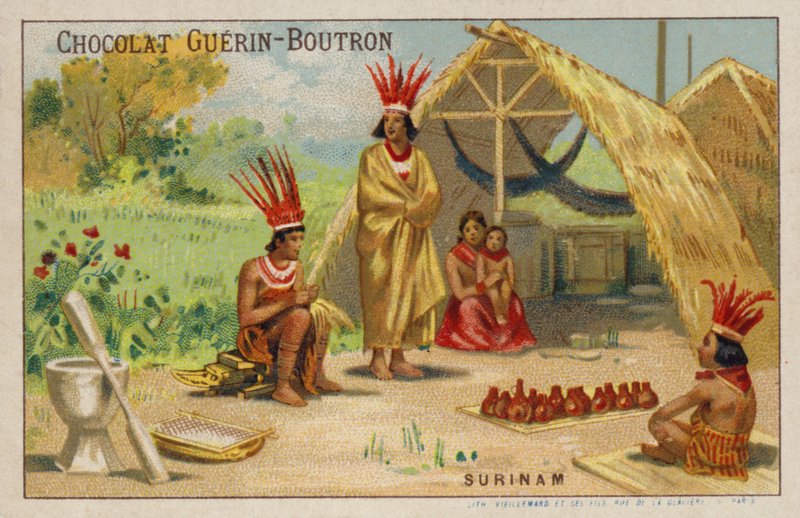Surinam (chromolitho) av French School