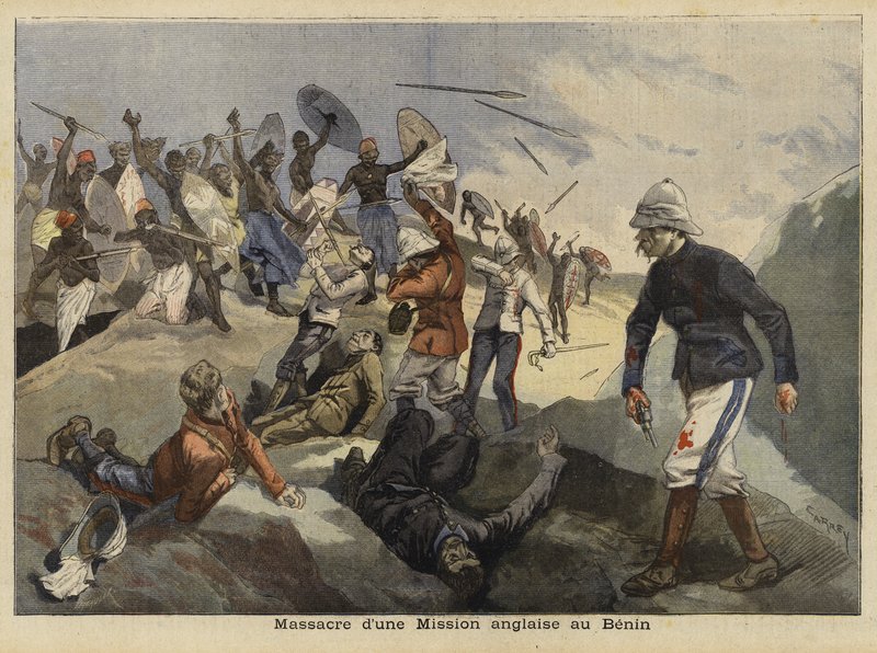 Massakren i Benin, 4. januar 1897 av French School