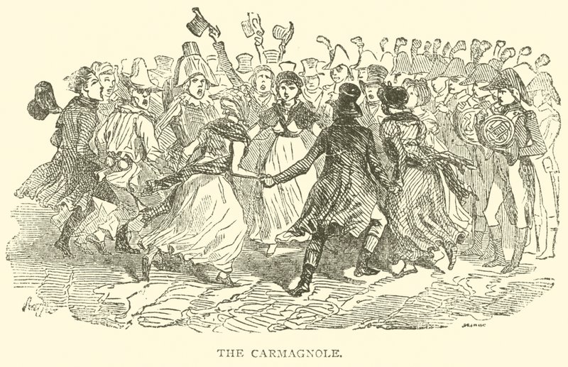 The Carmagnole (gravering) av French School