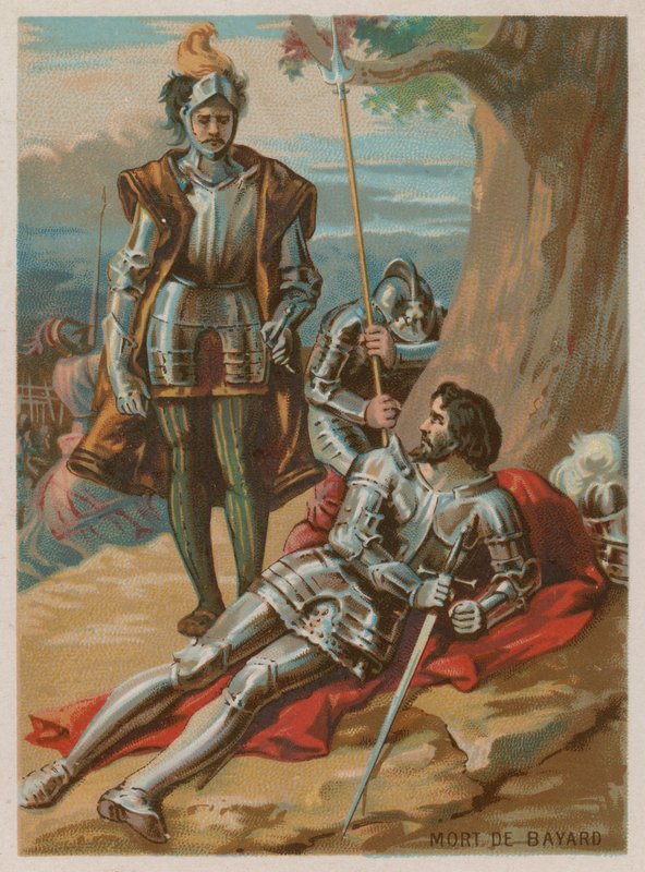 Chevalier de Bayards død av French School