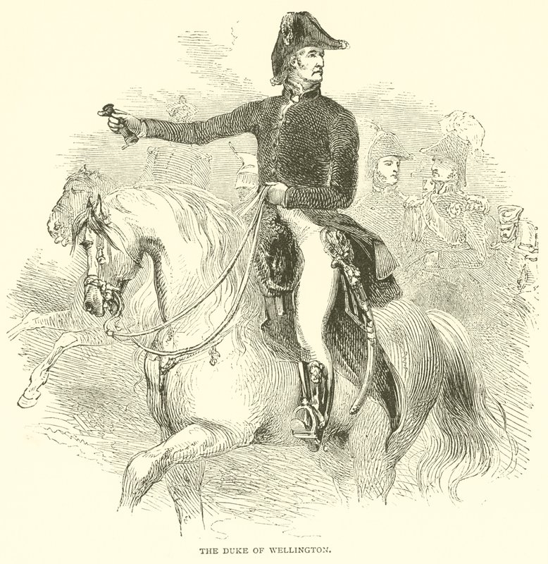 The Duke of Wellington (gravering) av French School