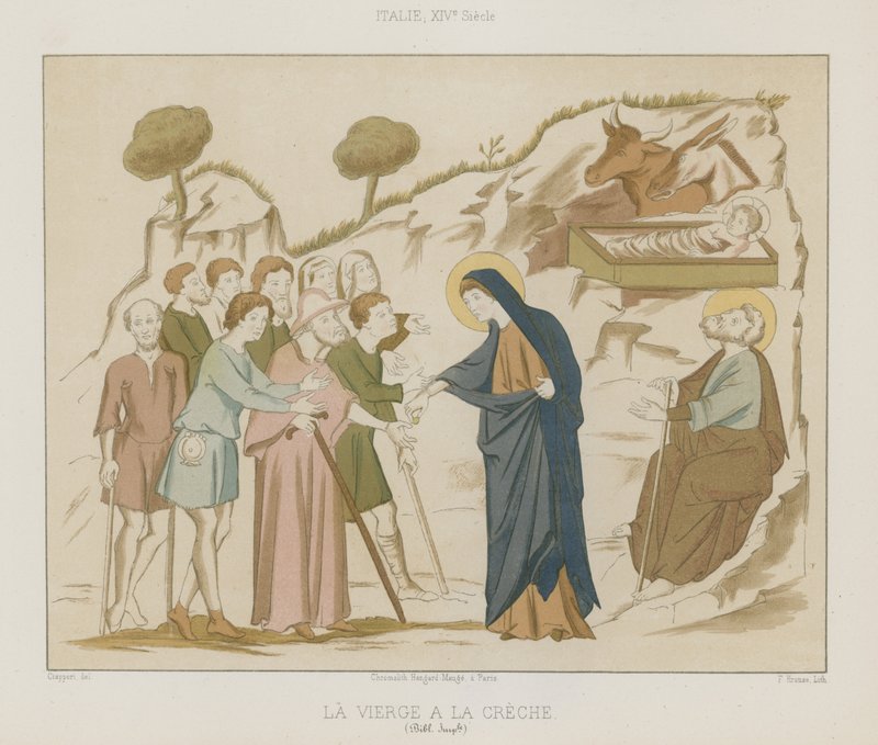 Jomfru Maria med Kristusbarnet av French School
