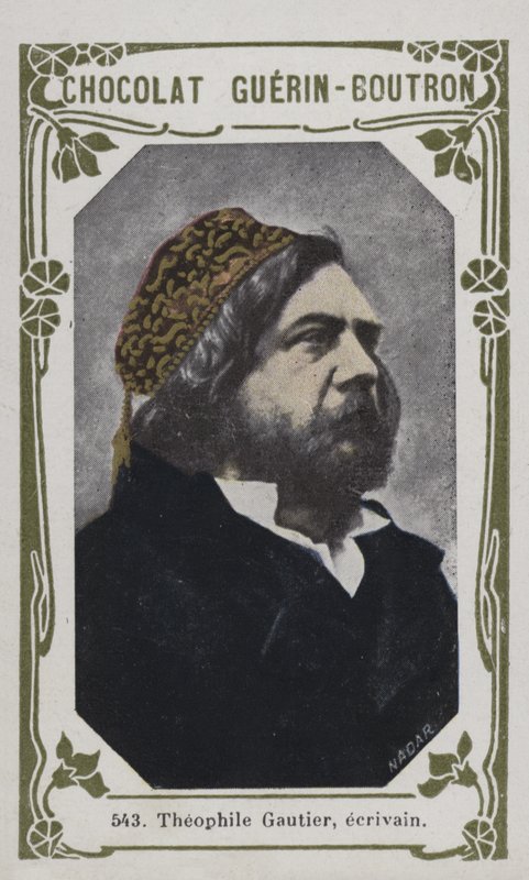 Theophile Gautier, ecrivain (farget bilde) av French School