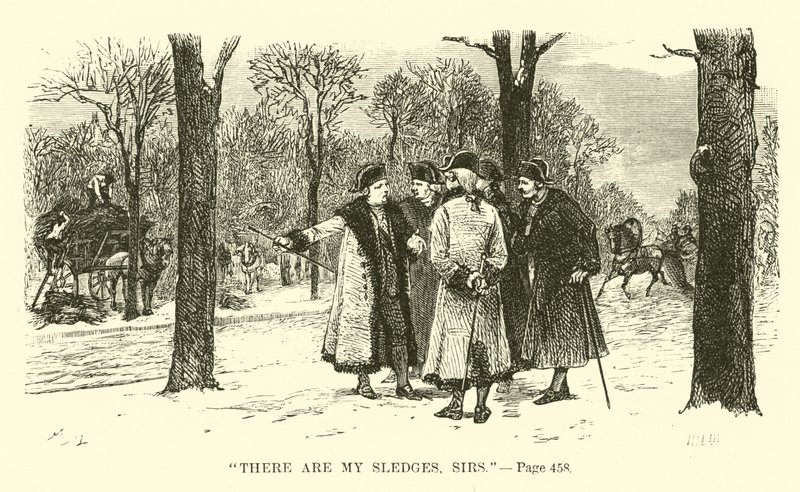 Der er sledene mine, herrer av French School