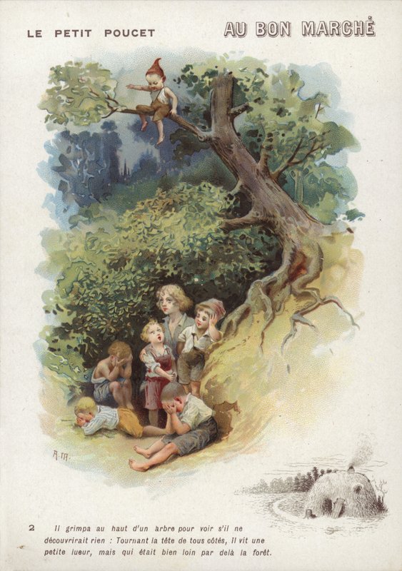Tom Thumb, sitter i treet av French School