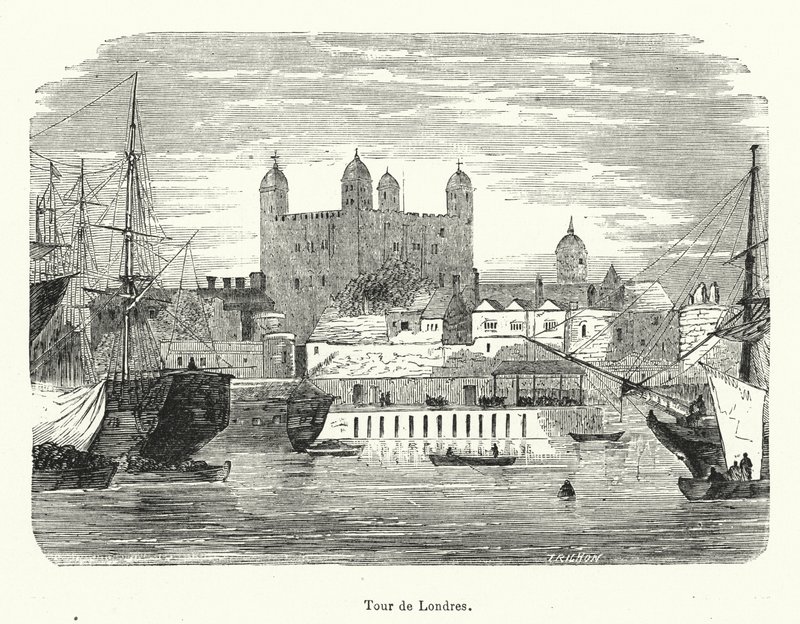 Tower of London (gravering) av French School