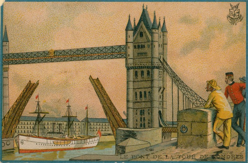 Tower Bridge, London av French School
