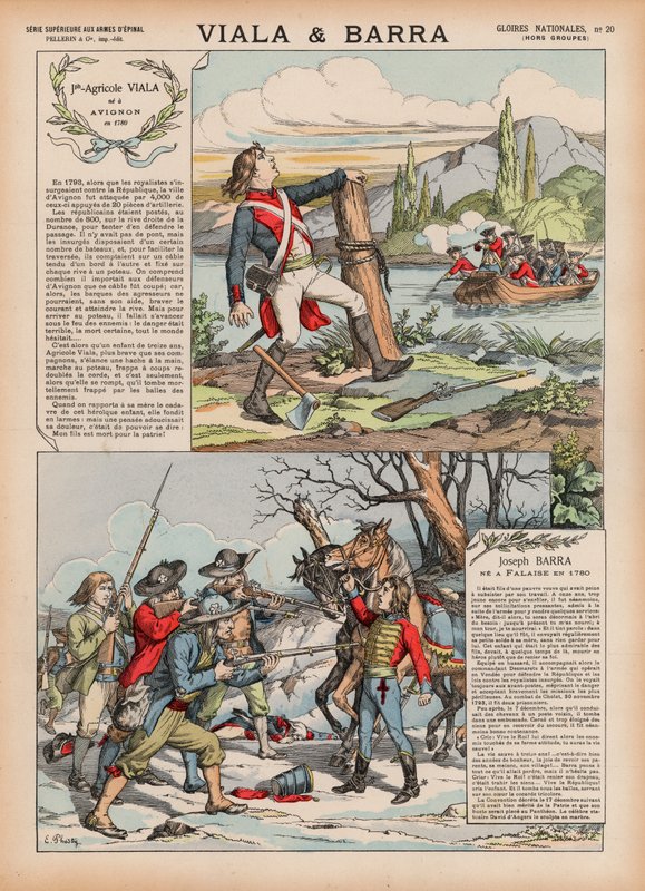 Viala et Varra (fargestein) av French School