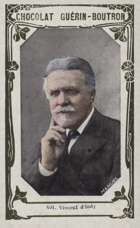 Vincent dIndy (farget bilde) av French School