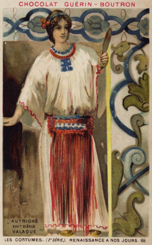 Wallachisk kostyme, 1600-tallet av French School