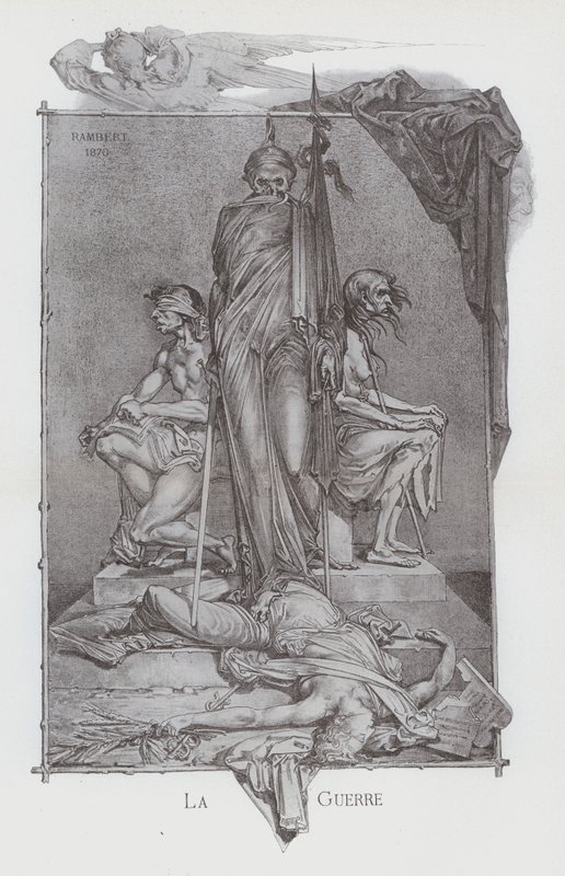 Krig (litho) av French School