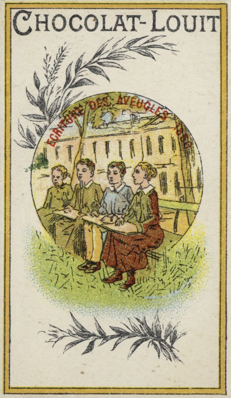 Skriving for blinde, 1830 av French School