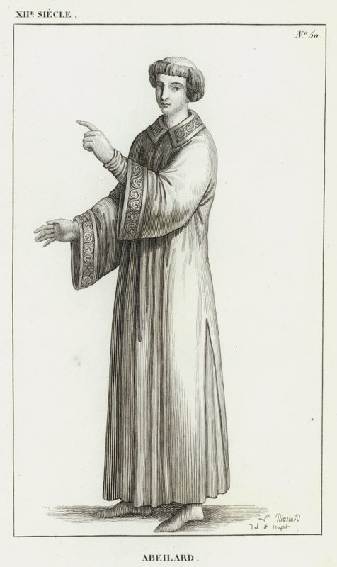 XII Century, Abeilard (gravering) av French School