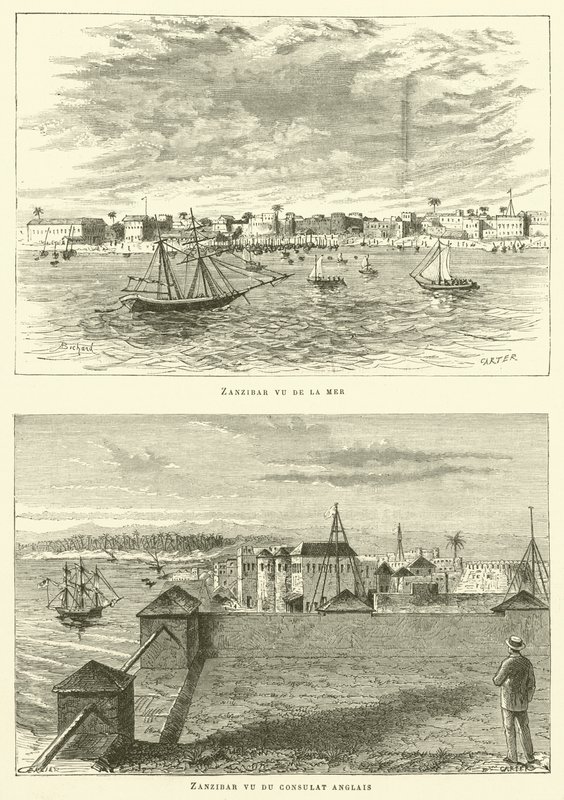 Zanzibar (gravering) av French School