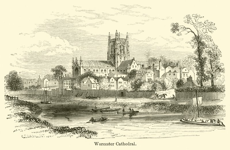Worcester katedral av G. F. Sargent