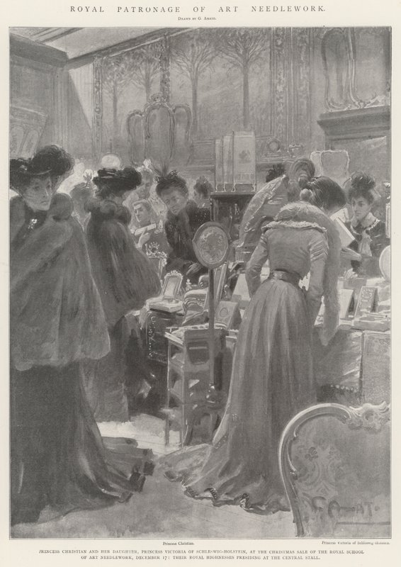 Royal Patronage of Art Håndarbeid av G.S. Amato