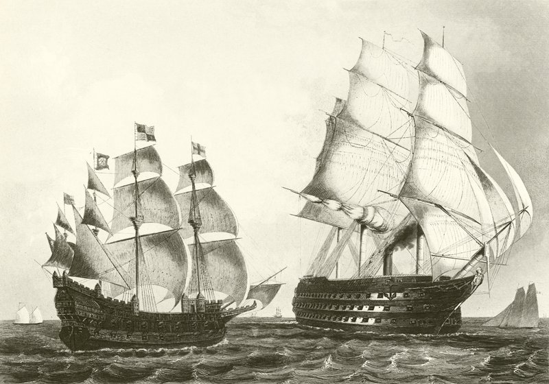 Den store Harry Man-of-War av G.W. Terry