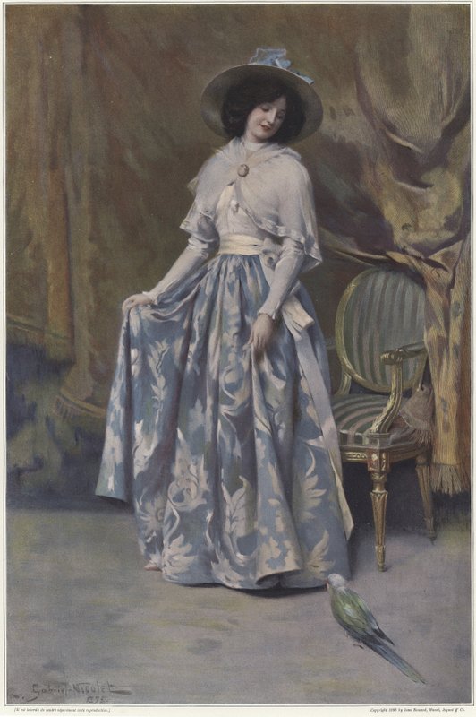 Portrett i blått av Gabriel Nicolet