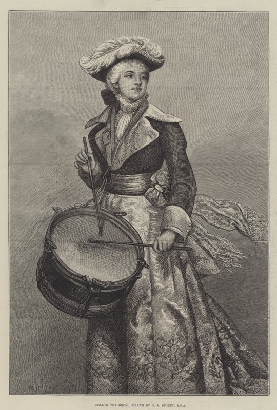 Følg trommelen av George Adolphus Storey