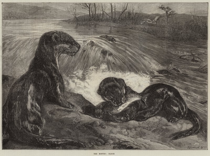Månedene, mars av George Bouverie Goddard