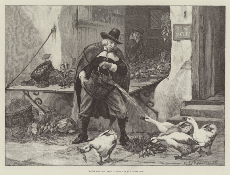 Saus til gåsen av George Edward Robertson