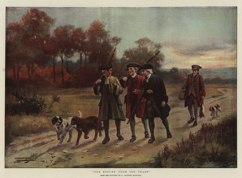 Return from the Chase av George Goodwin Kilburne