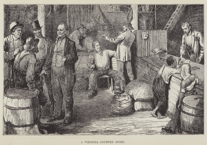 En Virginia Country Store av George Augustus Sala