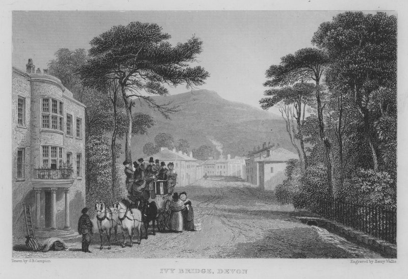 Ivy Bridge, Devon (gravering) av George Bryant Campion