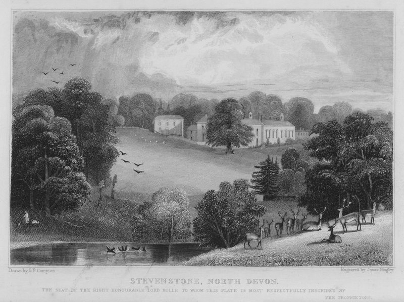 Stevenstone, North Devon (gravering) av George Bryant Campion