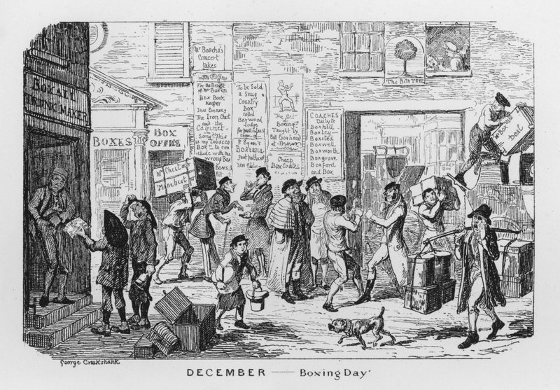2. juledag (gravering) av George Cruikshank