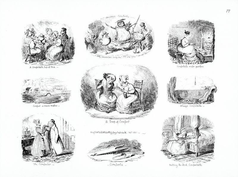 Komfort (gravering) av George Cruikshank