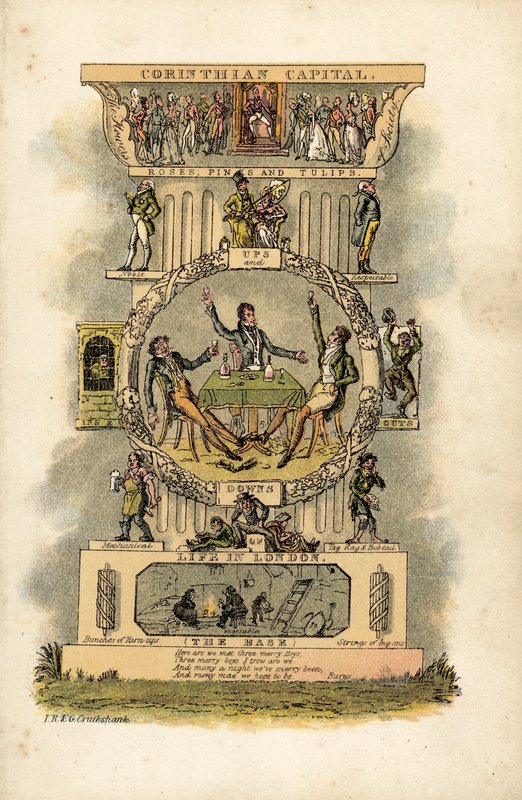 Korintisk hovedstad av George Cruikshank