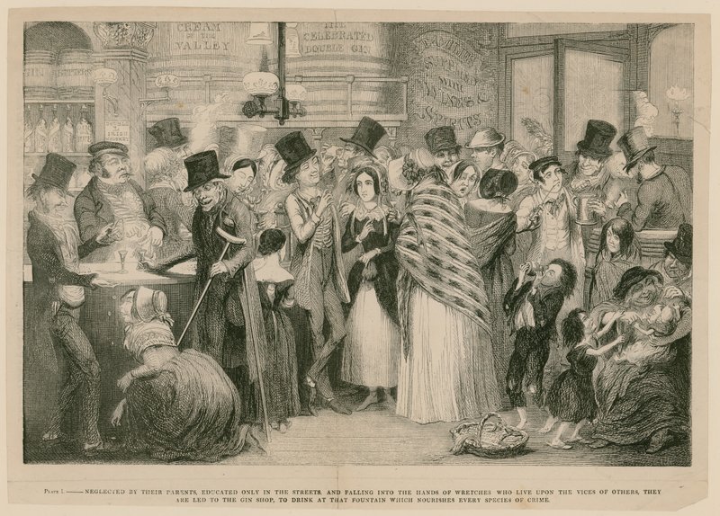 Fra Fyllikens barn av George Cruikshank